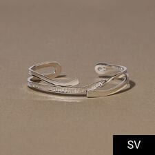 ジュピター(JUPITER)の【SV925】メッセージバングル/天然石