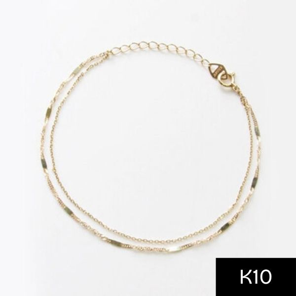 K10 ダブルチェーンブレスレット K10】ダブルチェーンブレスレット | ジュピター(JUPITER) | マルイ