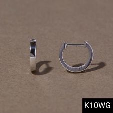 【シリーズ累計販売 2000点突破！】【K10】ストレートフープピアス／ユニセックス／シルバー