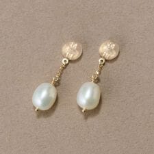 【K10】淡水パールピアスキャッチ