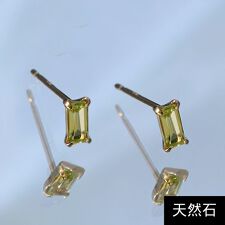 【K10】天然石カクテルプチピアス／ペリドット