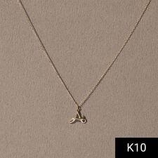 ジュピター(JUPITER)の【K10】イニシャルネックレス