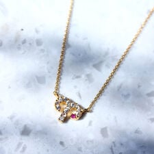 星座モチーフネックレス/天然石（aries/牡羊座）