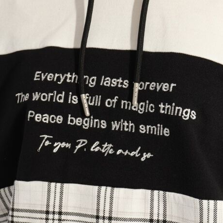 ブロッキングパーカー デニムスカート セットアップ ピンクラテ Pink Latte ファッション通販 マルイウェブチャネル