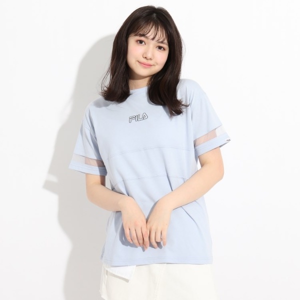 FILA】袖メッシュTシャツ | ピンクラテ(PINK-latte) | 31911602