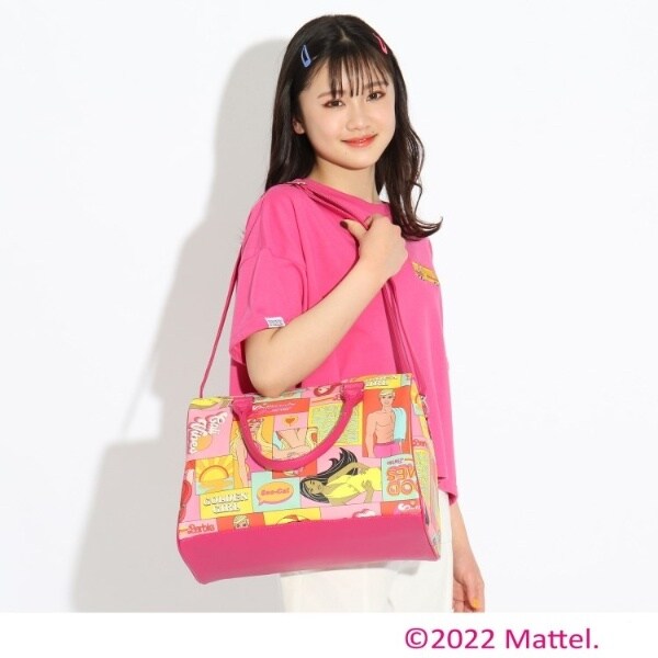 評判 Barbieバービー ボストンバッグ ピンクラテ