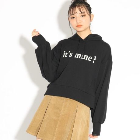 着回しバツグン！袖ぽわんシンプルロゴパーカー | ピンクラテ(PINK  