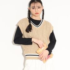 【洗える】定番人気商品！チルデンニットべスト