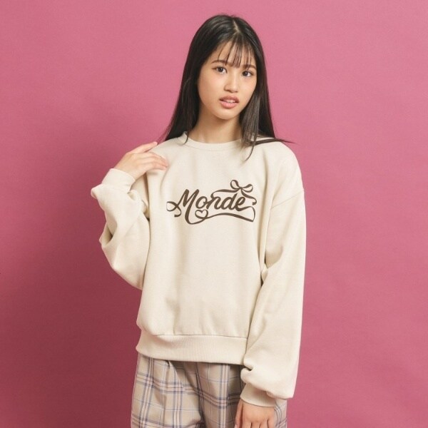 プチプラ】コットン混裏起毛スウェット | ピンクラテ(PINK-latte