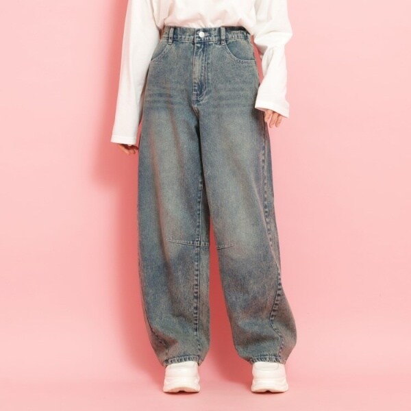 バレルレッグデニム | ピンクラテ(PINK-latte) | マルイウェブチャネル