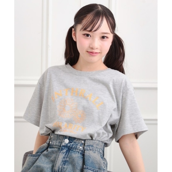 2点セットアイテム】半袖シアーシャツ+ロゴTシャツSET