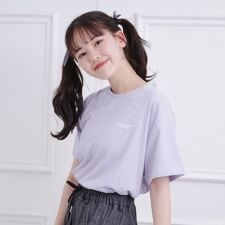 接触冷感 バックハートロゴTシャツ
