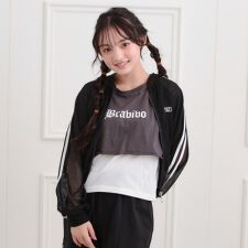 メッシュラインジップパーカー