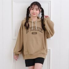 袖ラインパーカ＋ショートパンツセット