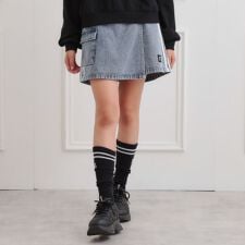 ピンクラテ(PINK-latte)のラップサイドラインスカパン