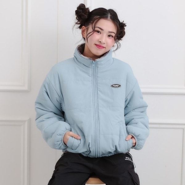 ボアリバーシブルブルゾン | ピンクラテ(PINK-latte) | マルイ