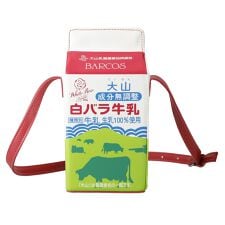 バルコス(BARCOS)の【BARCOS/バルコス】白バラ牛乳ポシェット