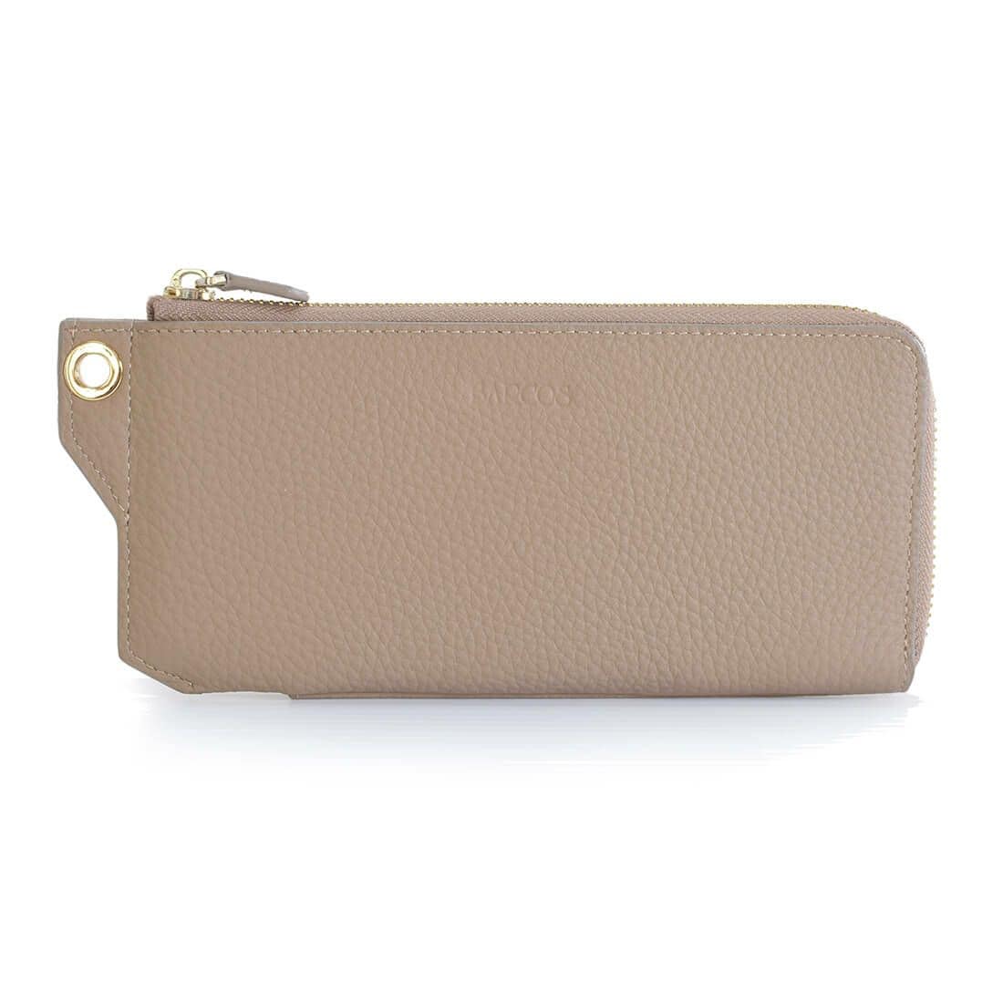 BARCOS/バルコス】グッドラックウォレット ゴートレザーL字型長財布