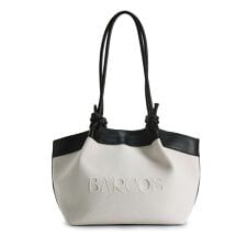 【BARCOS/バルコス】キャンバスレザートートバッグ