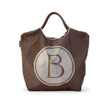 【BARCOS/バルコス】Bマーク入りラインストーンバッグ（ミディアムサイズ）