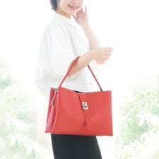 【BARCOS/バルコス】シュリンクレザー2wayショルダーバッグ セリーナ