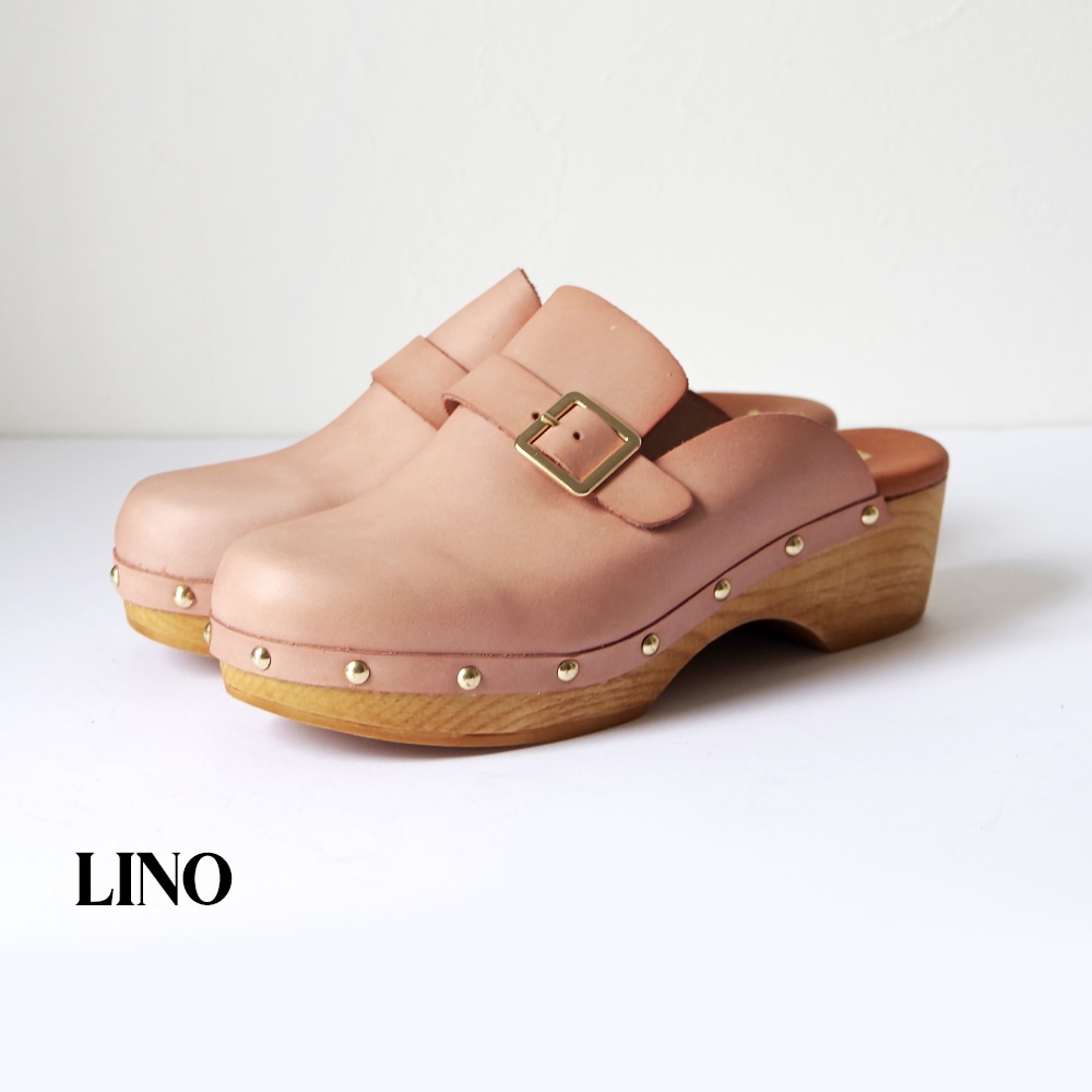 ベルトデザイン レザーサボサンダル クロッグ 239000 | プーペ(PUPE