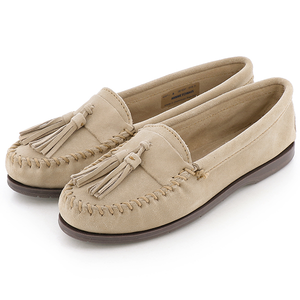 タッセル スエードモカシンシューズ TASSEL BOAT MOC タッセルボート