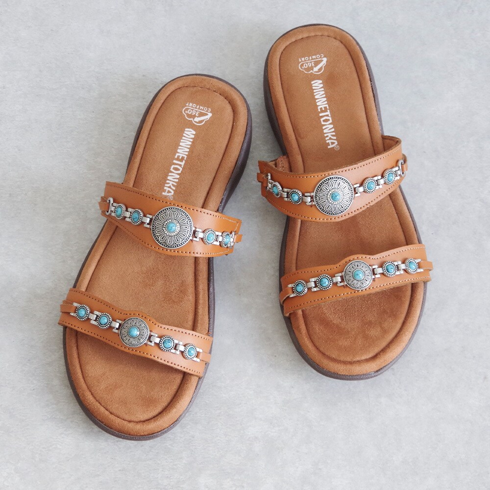 ミネトンカ/ MINNETONKA POSEY 厚底サンダル サイズ: 7 楽天市場】MINNETONKA ミネトンカ ウェッジソールサンダル POSEY