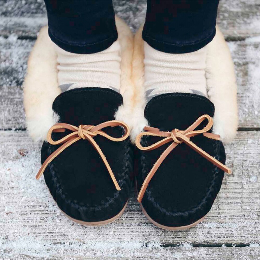 スエードファーモカシン ALPINE SHEEPSKIN MOC | ミネトンカ