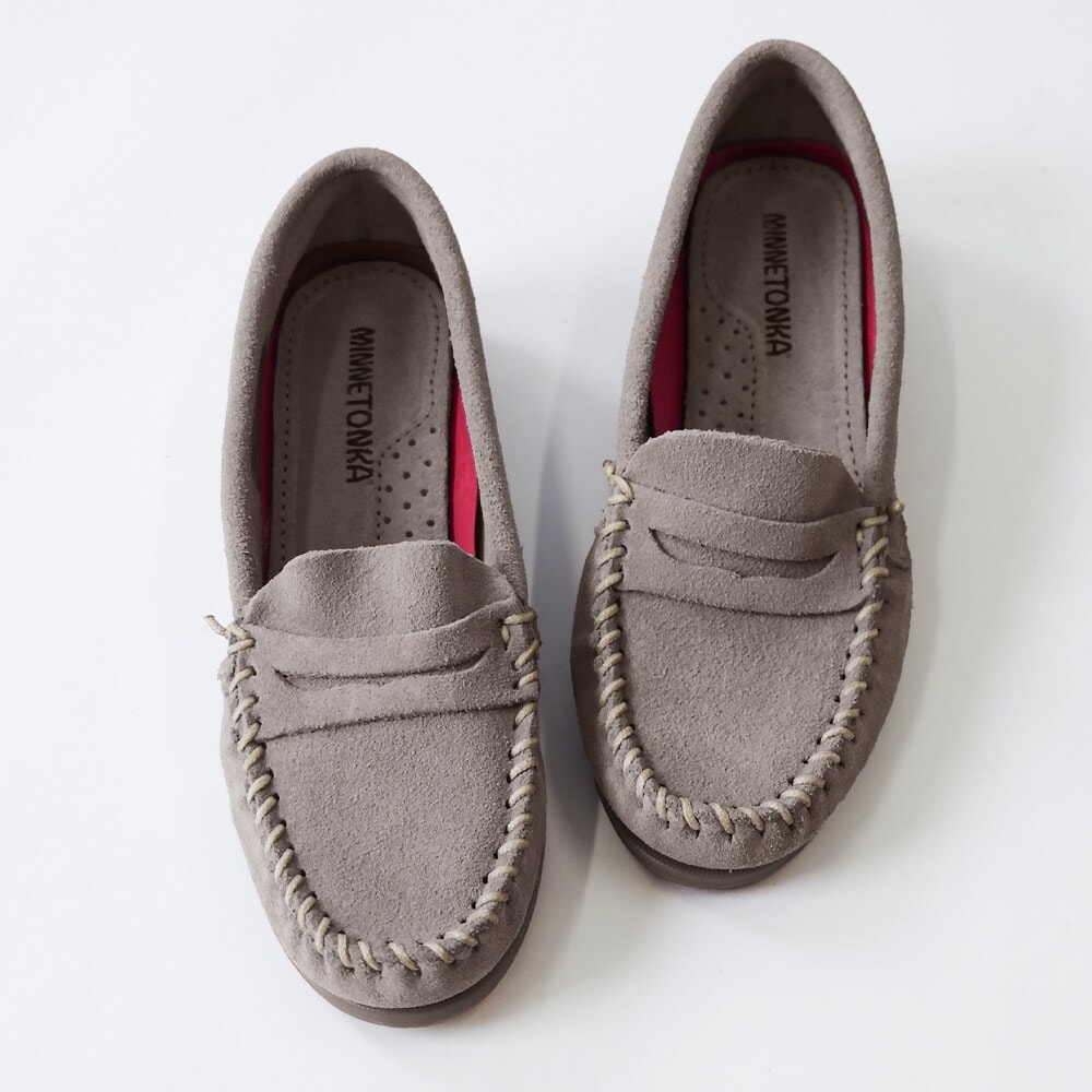 ミネトンカ モカシン ローファー グレー 楽天市場】【ミネトンカ 公式】MINNETONKA モカシン【PENNY