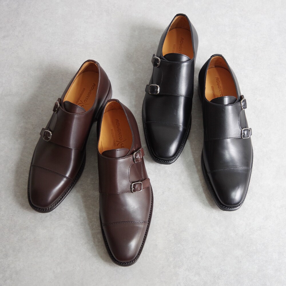 titlo Classic ダブルモンクストラップ　グッドイヤーウェルト　レザー titlo Classic ダブルモンクストラップ グッドイヤーウェルト