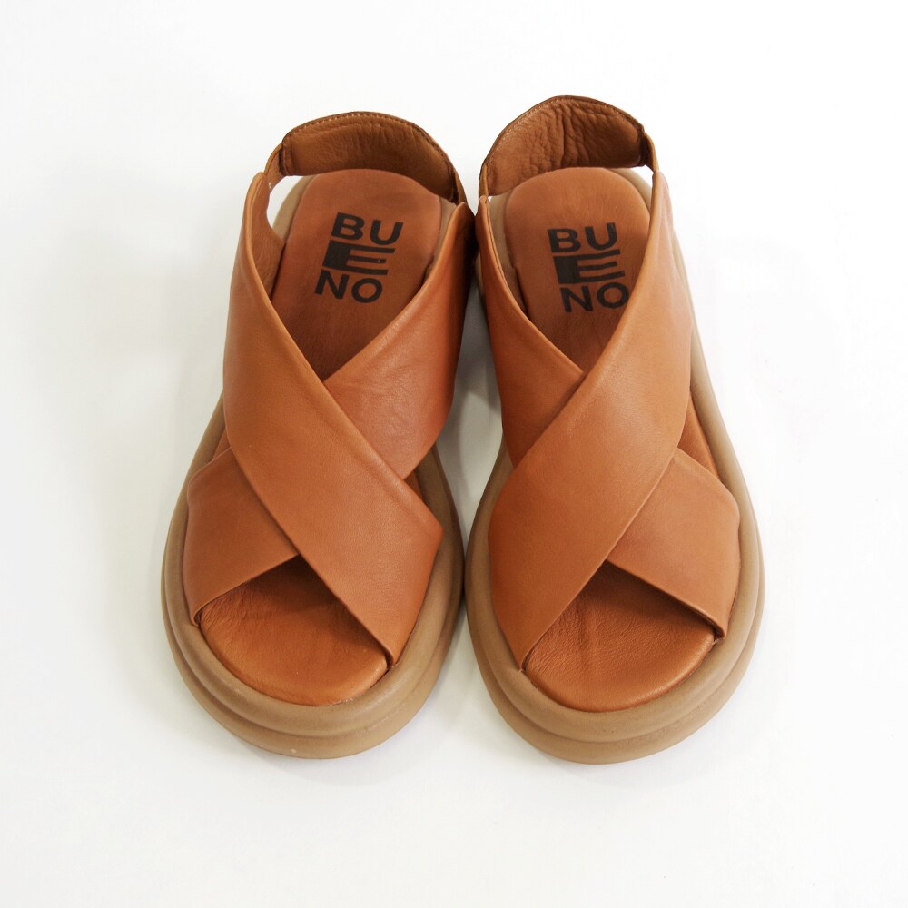 Birkenstock クロスベルト サンダル ブラウン レザー Birkenstock クロスベルト サンダル ブラウン レザー - メルカリ