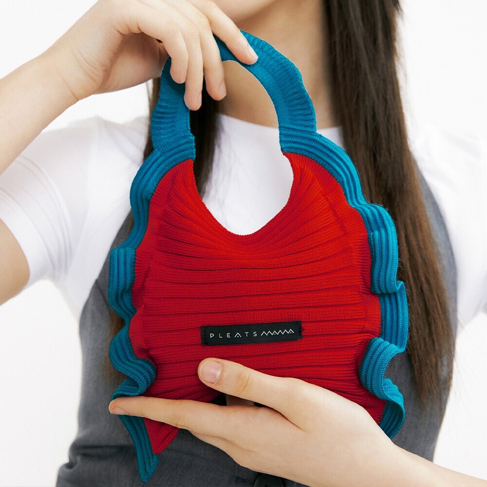 PLEATS MAMA(プリーツママ)/ ミニトートバッグ RUFFLE MINI TOTE