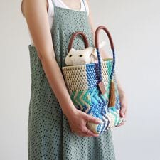 WOVEN (ウーヴン) / メルカドバッグ × キャンバスねこ2WAYバッグ