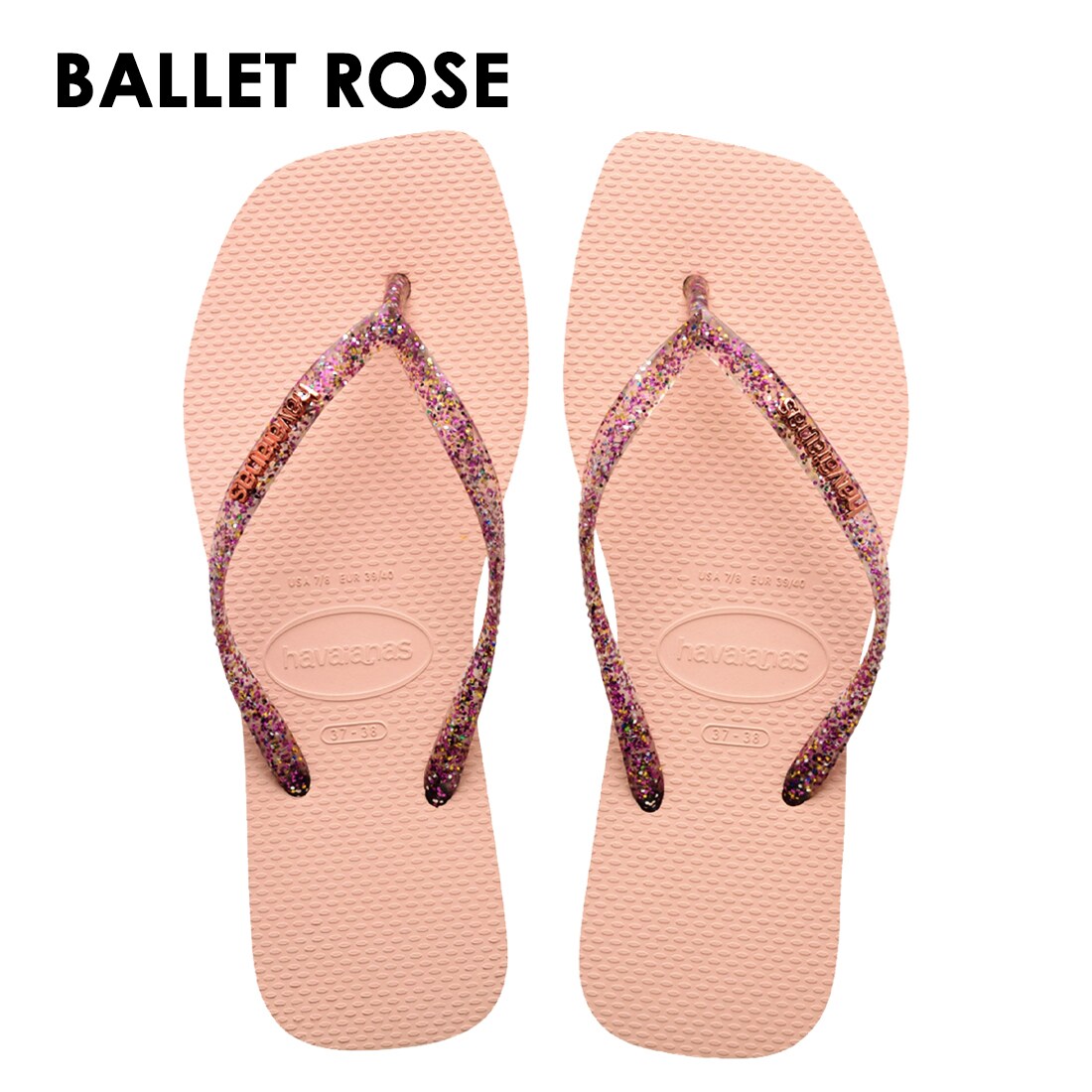 [�}���C]havaianas (�n���C�A�i�X) / Slim Square Logo Metallic�T���_��/�n���C�A�i�X�ihavaianas�j �o���b�g���[�Y