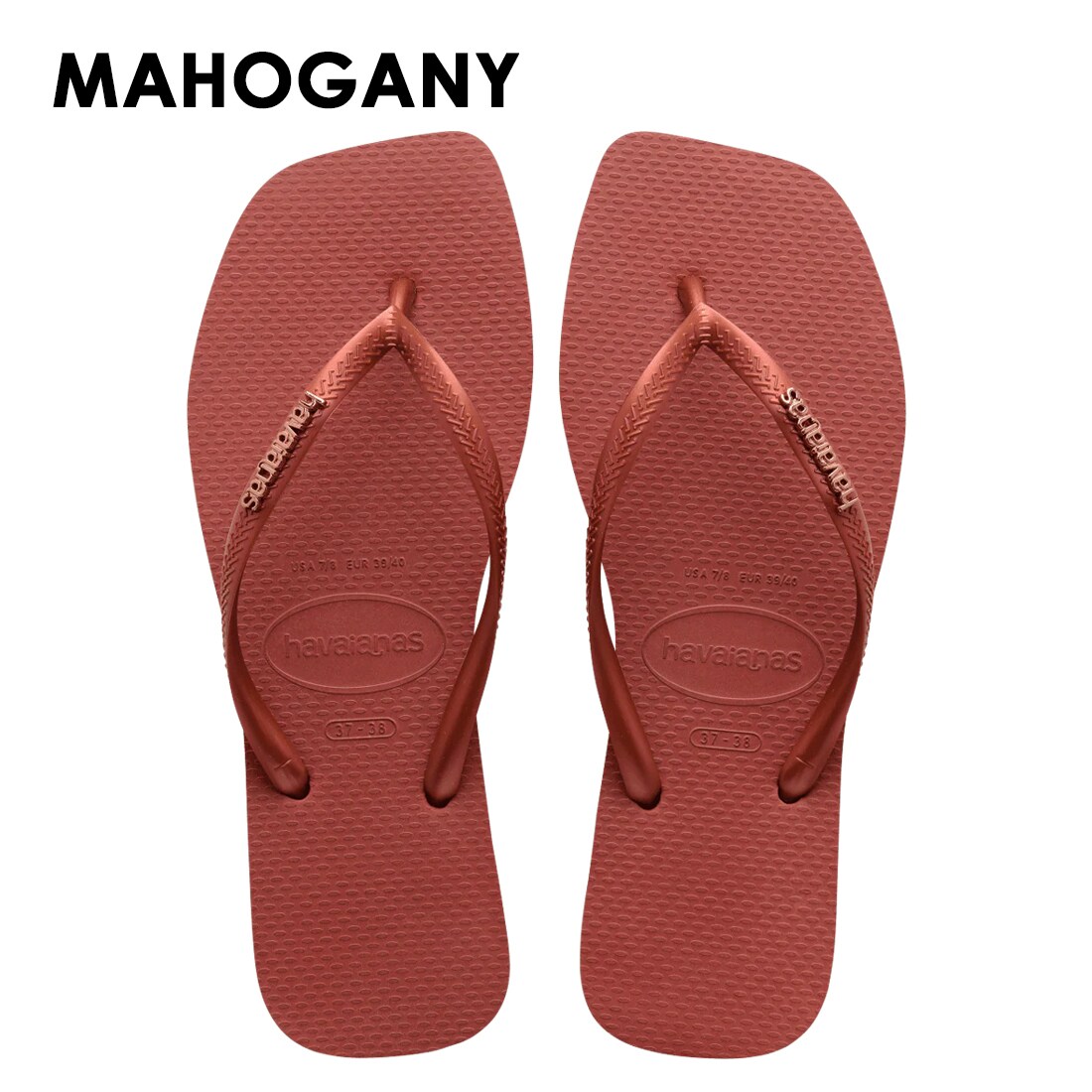 [�}���C]havaianas (�n���C�A�i�X) / Slim Square Logo Metallic�T���_��/�n���C�A�i�X�ihavaianas�j �}�z�K�j�[