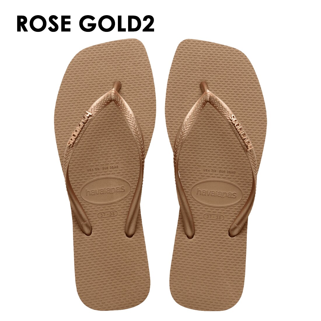 [�}���C]havaianas (�n���C�A�i�X) / Slim Square Logo Metallic�T���_��/�n���C�A�i�X�ihavaianas�j ���[�Y�S�[���h2
