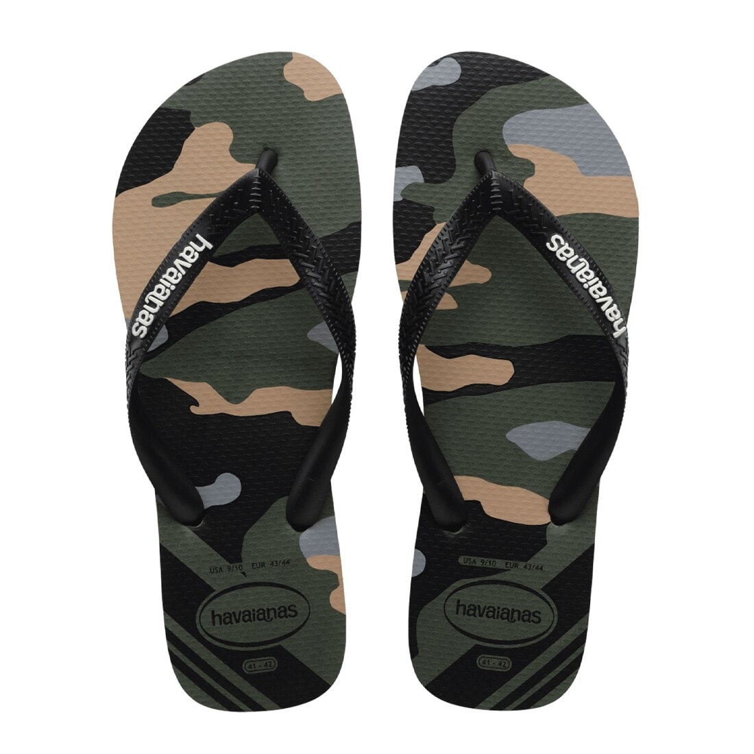 [�}���C]havaianas (�n���C�A�i�X) / Top Camu �T���_�� ���o�[�r�[�`�T���_�� �J���t��/�n���C�A�i�X�ihavaianas�j �O���[�� �I���[�u �u���b�N