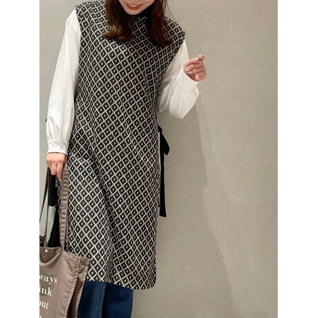 ジャカードチュニックベストワンピース キューティーブロンド Cutie Blonde ファッション通販 マルイウェブチャネル