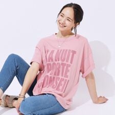 ヴィンテージ感がたまらない 古着風ロゴTシャツ