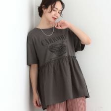 切り替えリメイク風カットソー