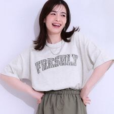 キューティーブロンド(Cutie Blonde)の【S-LL】ゆるっと大人カジュアルに 柄ロゴアソート ミニ裏毛トップス