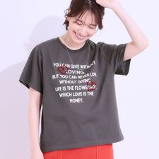 【S-LL】選べる4柄 デザイン刺繍アソートTシャツ