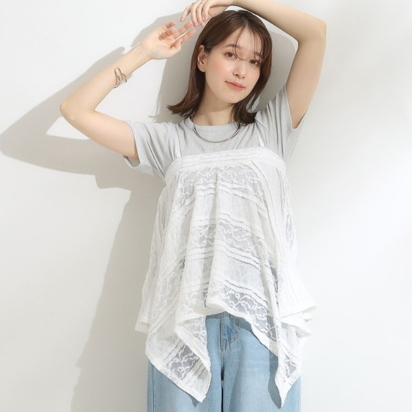 [�}���C]�y2WAY�z�X�J�[�g�ɂ��Ȃ� �C���w�� ���[�X�r�X�`�F/�L���[�e�B�[�u�����h�iCutie Blonde�j �z���C�g�i001�j