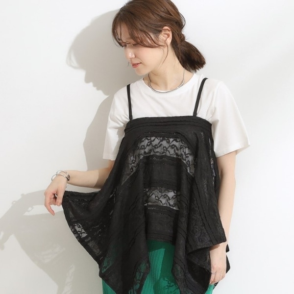 [�}���C]�y2WAY�z�X�J�[�g�ɂ��Ȃ� �C���w�� ���[�X�r�X�`�F/�L���[�e�B�[�u�����h�iCutie Blonde�j �u���b�N�i019�j