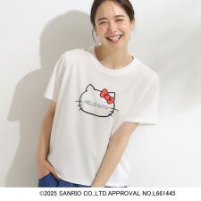 【HELLO KITTYコラボ】【SHOO ICE／汗染み軽減／UVカット】コンパクトTシャツ