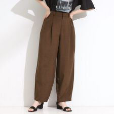 【セットアップ可】麻調ゆるカーブパンツ
