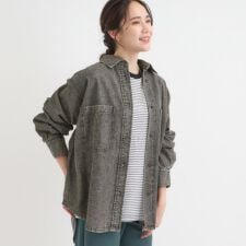 キューティーブロンド(Cutie Blonde)の【S-LL】こなれ感をプラスする BIGポケットデニムシャツ