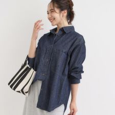 キューティーブロンド(Cutie Blonde)の【S-LL】こなれ感をプラスする BIGポケットデニムシャツ
