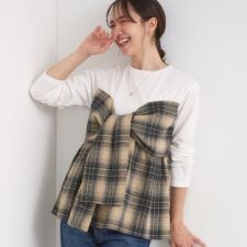 キューティーブロンド(Cutie Blonde)のシャツレイヤード風ロンT